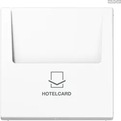 Jung Hotelcard-Schalter alpinweiß ohne Taster-Einsatz LS 590 CARD WW