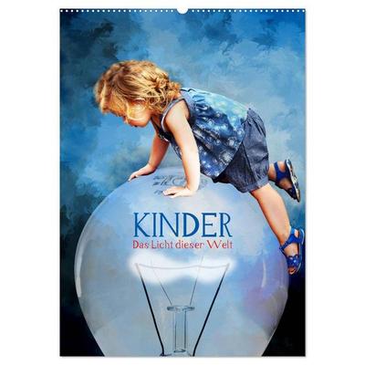 Kinder - Das Licht dieser Welt (Wandkalender 2026 DIN A2 hoch), CALVENDO Monatskalender
