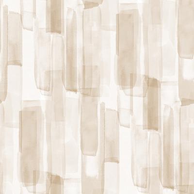 Mr. Kate Watercolor Glass Neutral Beige Peel and Stick Wallpaper