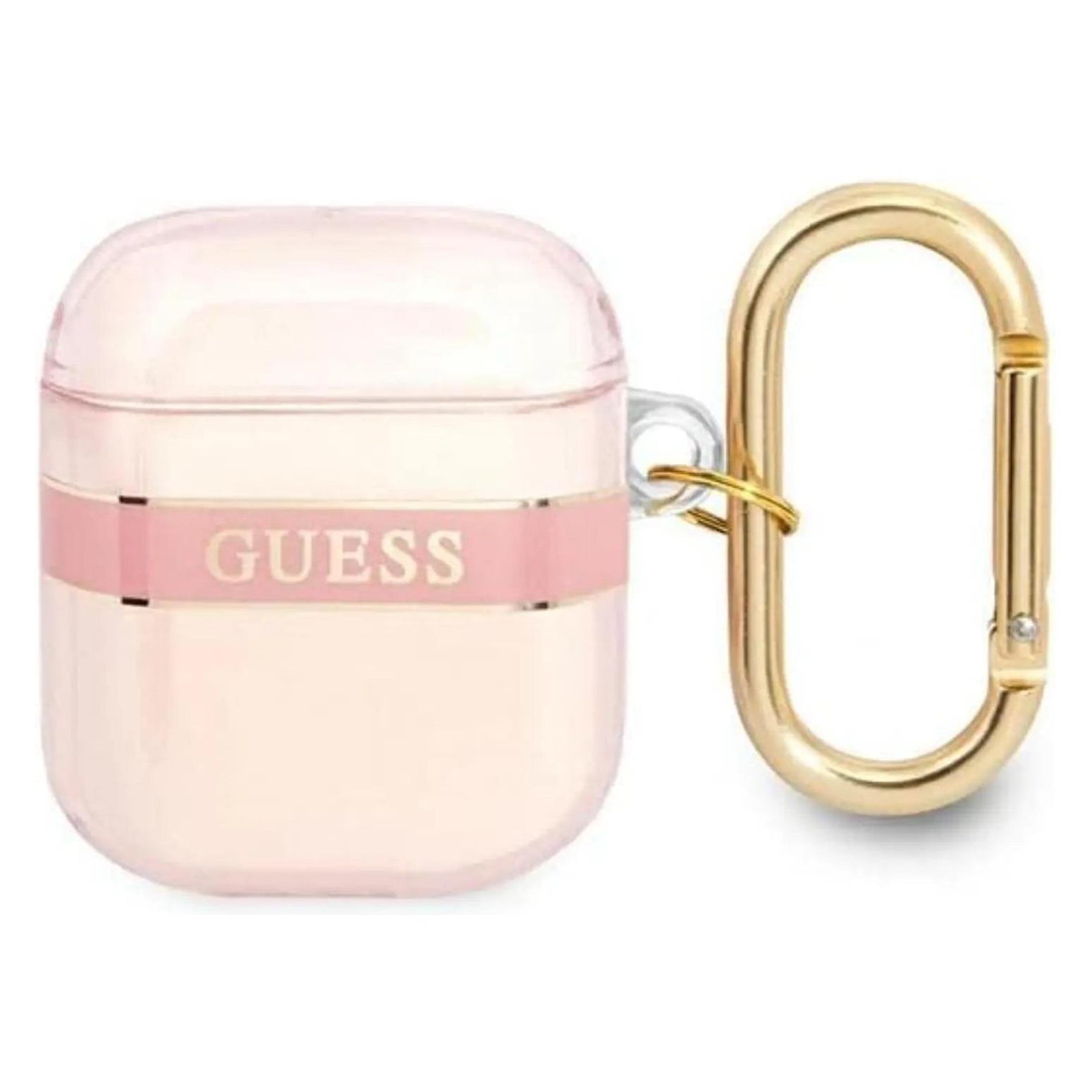 Guess GUA2HHTSP AirPods cover pink (Kopfhörer Hülle) (GUE002017-0)
