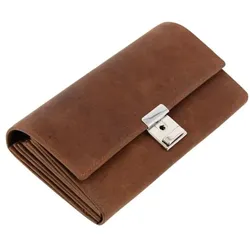 Alassio Kellnerbörse - Leder braun braun, 18.5x9.5 cm