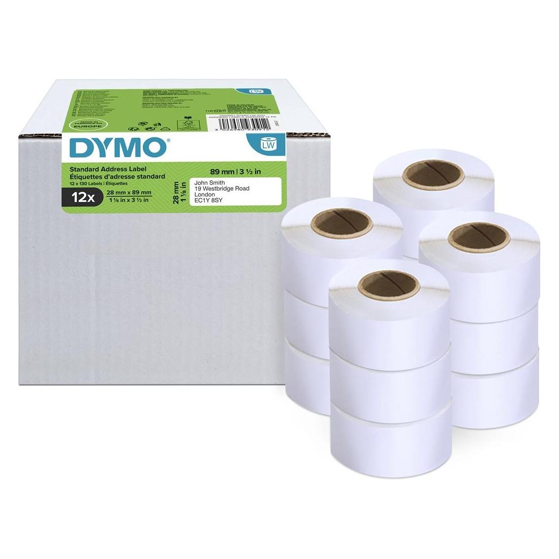 Dymo LW - Standardadressetiketten Permanent Papier - - 2093091 (89 mm) (2093091)