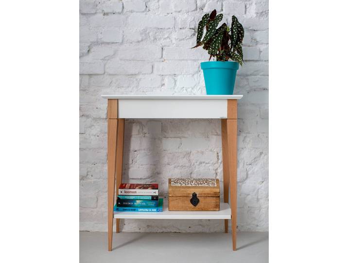 Console 65cm Blanc/Blanc