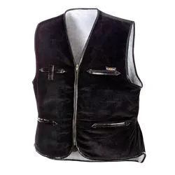 Zunft Breitcord-Weste "VEGA" - M - schwarz