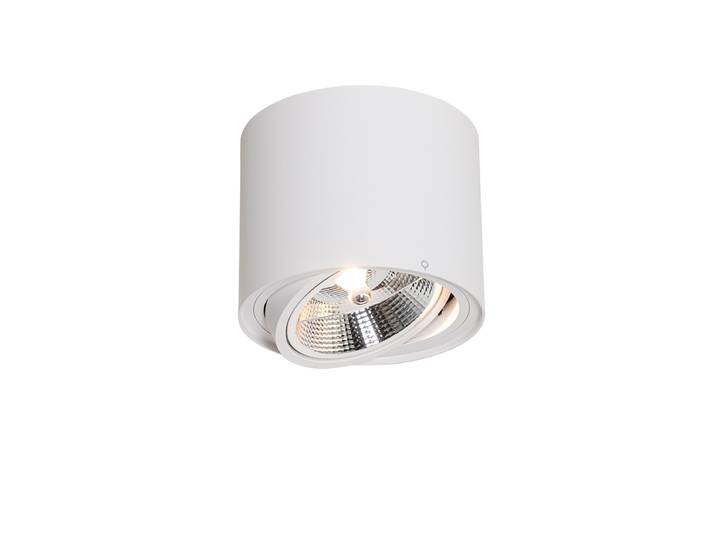 Spot de plafond moderne blanc orientable et inclinable AR111 -