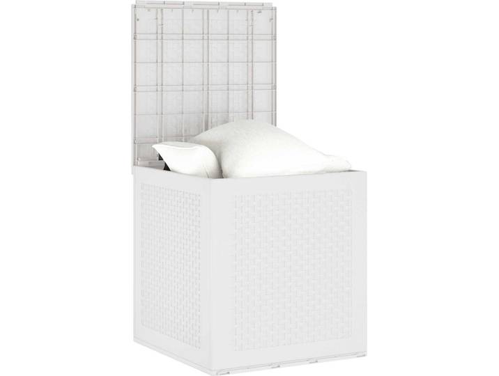 vidaXL Boîte de rangement avec stockage Blanc 55 x 53 x 57 cm Polypropylène