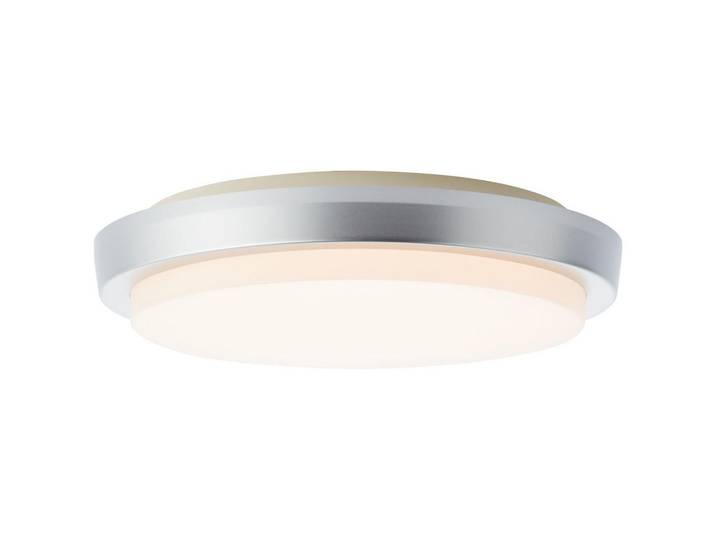 Brilliant Aussenwandleuchte Devora G91011A58, Silberfarben, Metall, LED integrated, 28x5.7x28 cm, Lampen & Leuchten, Außenbeleuchtung, Außenwandleuchten