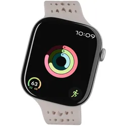 Decoded Armband Ares O Apple Watch 38–42 mm Silikon (Silikon), Uhrenarmband, Beige