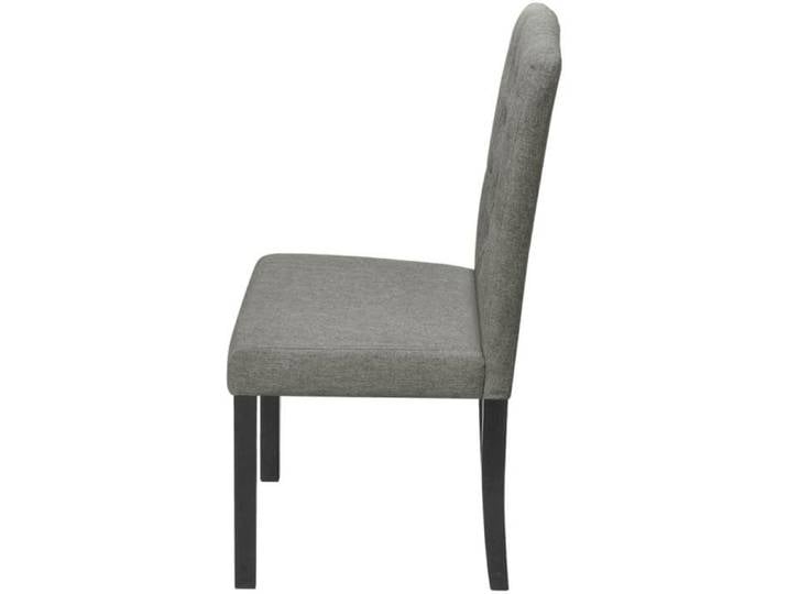 Chaises cuisine(2 pcs) - Gris - Chaises à manger - 2 personnes - gris tissu 42x51.5x95 cm F2936