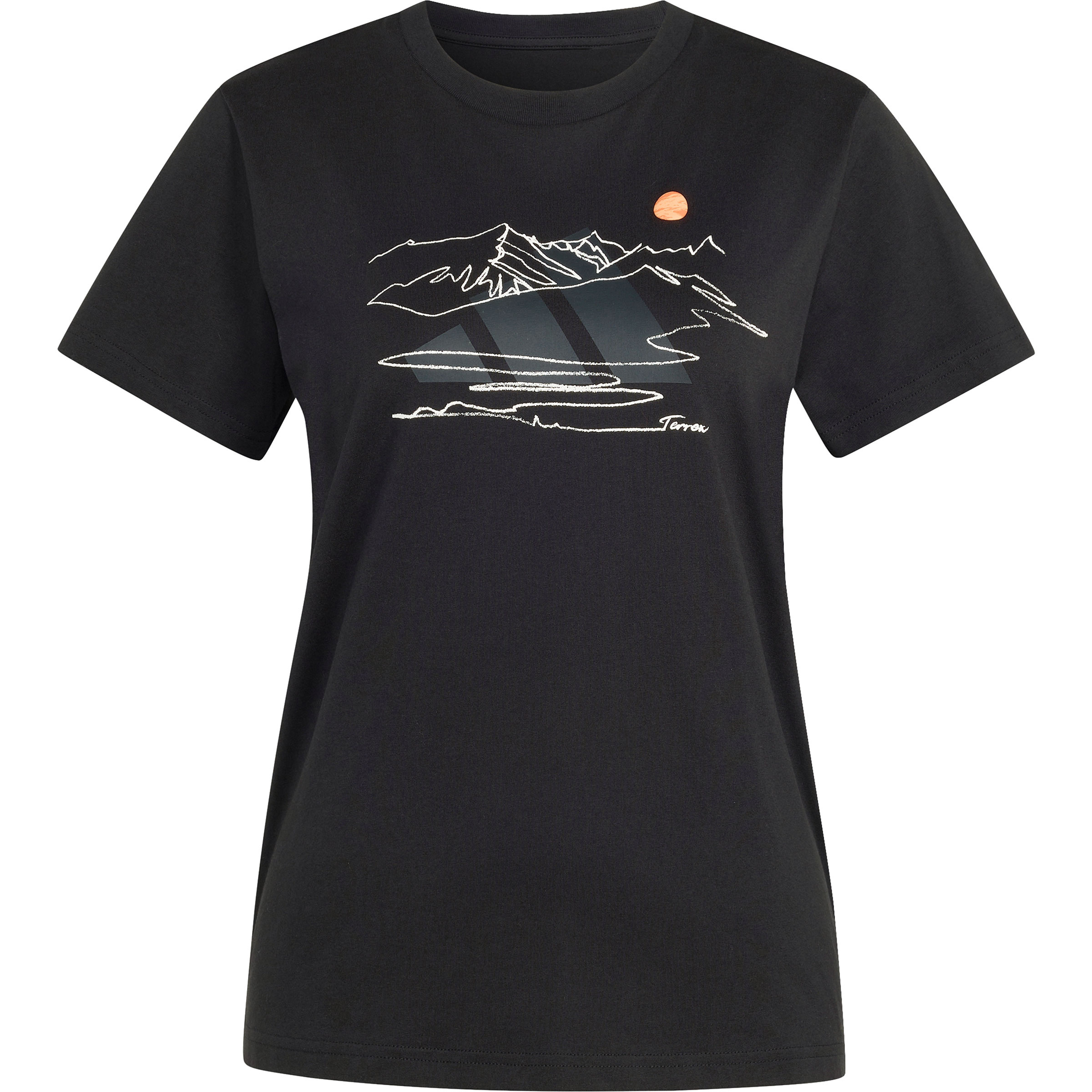 adidas Terrex Nature Damen T-Shirts schwarz Größe XS Lifestyle Hautfreundlich