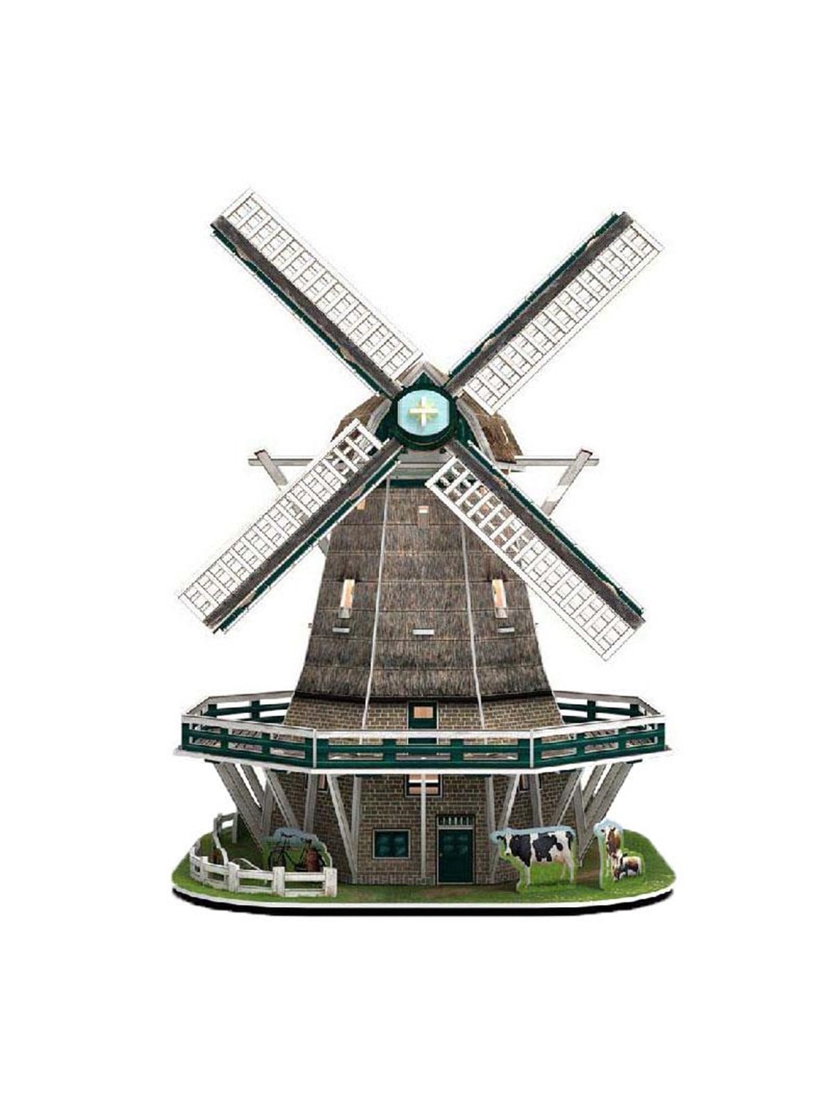 Cubic Fun 3D Puzzle Mill LED - 65 pcs. 3D Puzzle