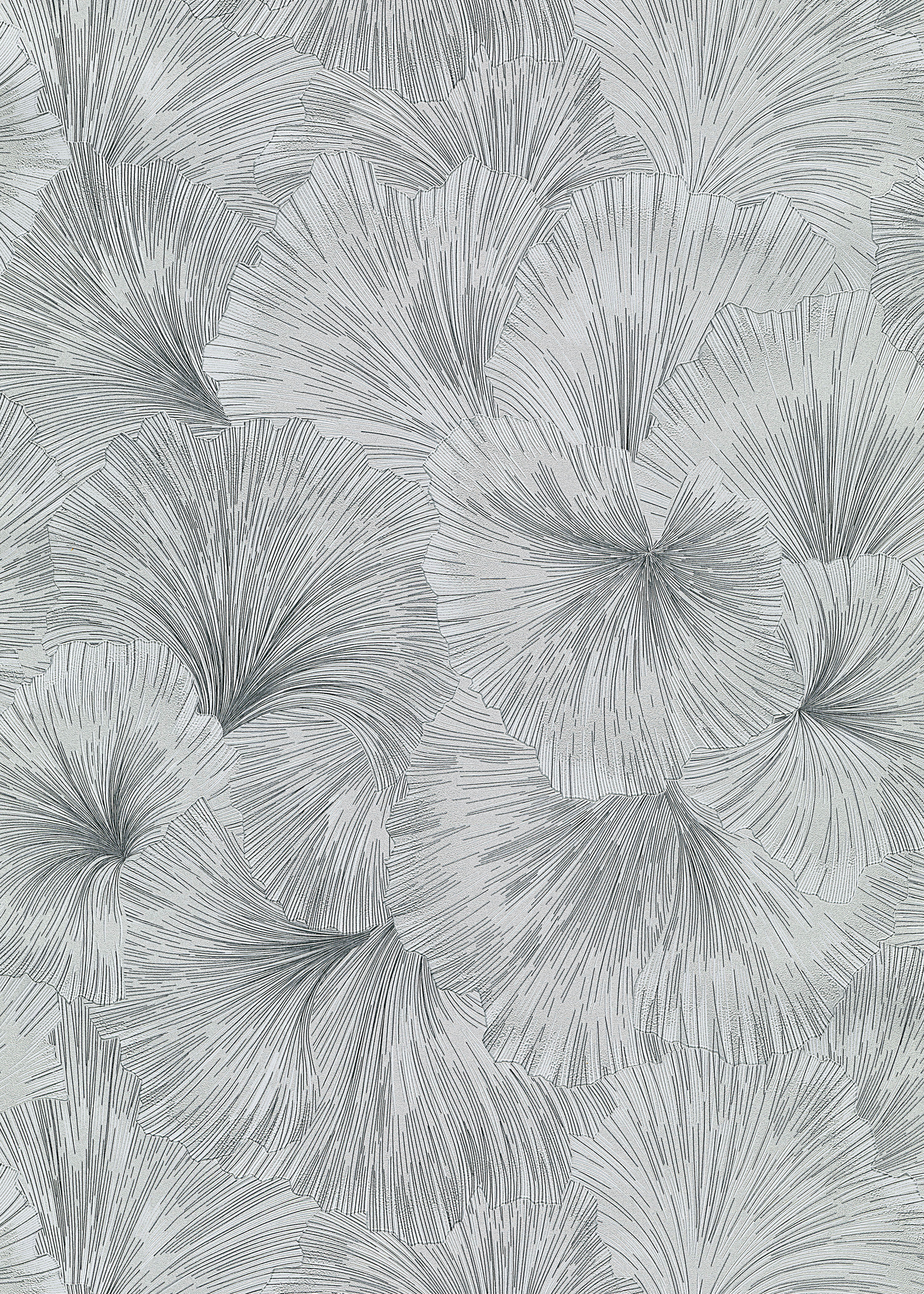 Fashion for walls "Shine" gepflegt geprägt Phthalate frei grau B/L: 0,53m x 10,05m, Rollen: 1