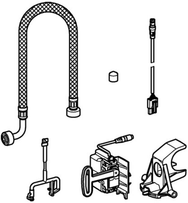 Grohe Installationsset Rapid SL für automatische Spülung und Vorspülung (46944001)