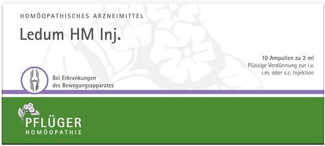 Pflüger Ledum HM Injekt Ampullen 50 St