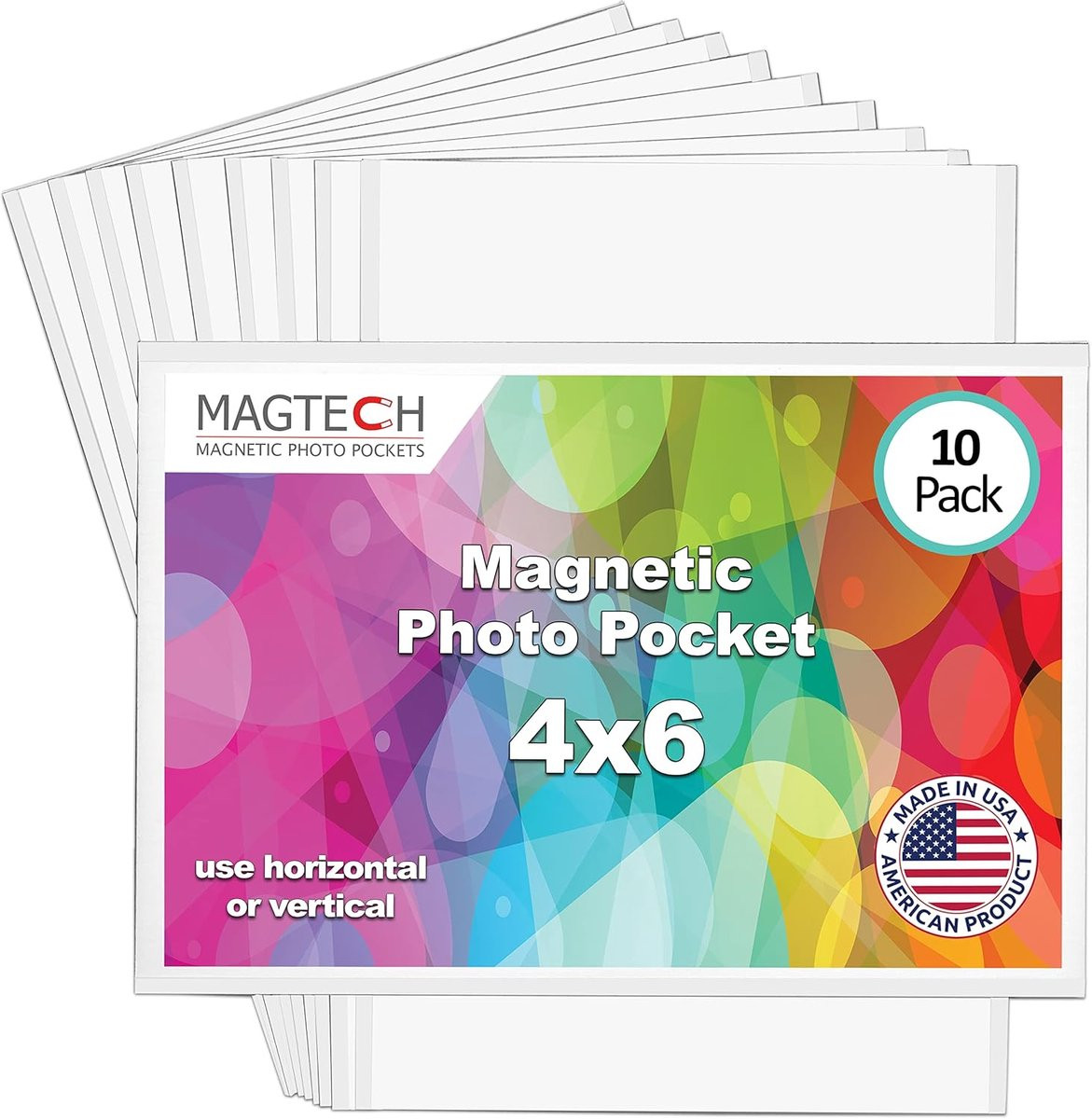 Magnetische fotolijst Wit - Foto houder voor koelkast decoratie - 4x6 inch