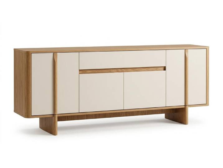 JVmoebel Konsolentisch Moderne Konsole Sideboard braun Wohnzimmer praktisch komfortabel, Made in Europa