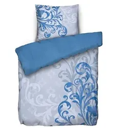 WINTERENGEL Bettwäsche Kunstblumenwiesen Mikrofaser Flanell Einzelbett, 2tlg.