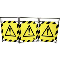 VISO TRAVO128DAN GEFAHR Barriere (B x H) 3000 mm x 1280 mm