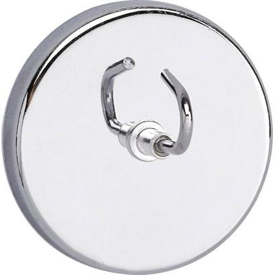 MAUL Magnet mit grossem Haken, hellsilber