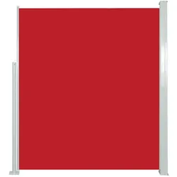 vidaXL Ausziehbare Seitenmarkise 120x300 cm Rot