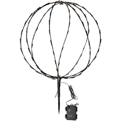 Star Trading, Gartenbeleuchtung, Gartenlicht Decoration Sphere, 104 LEDs, Ø 50 cm, Schwarz (IP44)