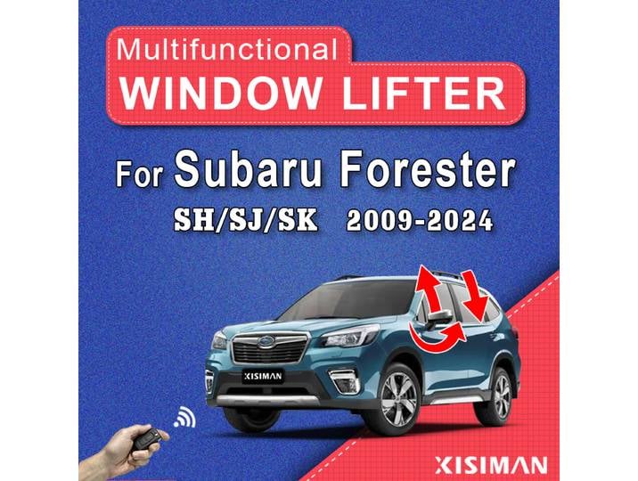 Lève-vitre électrique de voiture pour Subaru Forester et système pliable pour rétroviseur latéral, ferme-vitre Original, accessoires d'alarme de voiture