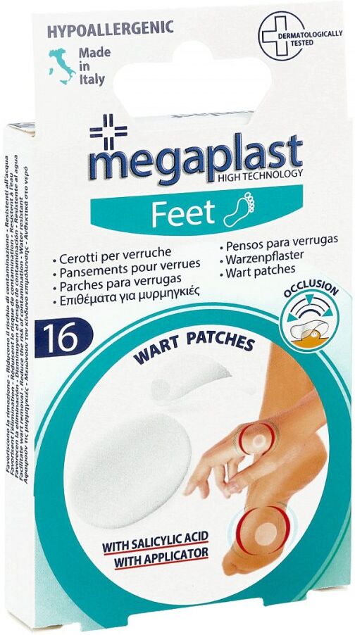 Warzenpflaster 2 Grössen 1,2 cm+1,9 cm megaplast