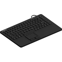 KeySonic KSK-5230IN​ kabelgebundene Tastatur mit Touchpad - QWERTY UK - schwarz