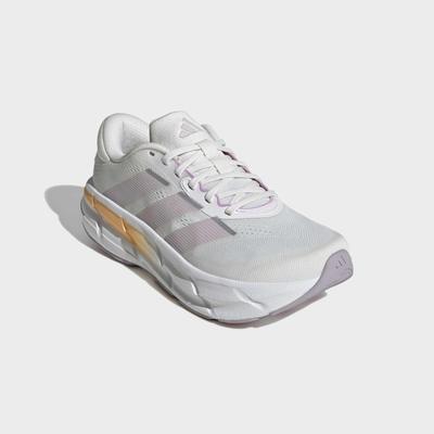 Laufschuh ADIDAS PERFORMANCE "QUESTAR 4", Damen, Gr. 37, weiß (cloud weiß, ice lila, acid orange), Synthetik, Textil, Schuhe Laufschuh