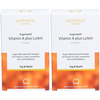 Sanhelios Augenwohl Vitamin A plus Lutein Kapseln 2x 2x60 St
