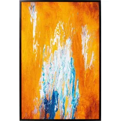 KARE DESIGN Wandbild 120 x 180 cm Artistas Kunststoff Orange