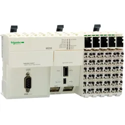 Schneider Electric TM258LF42DT SPS-Steuerung, Modicon M258, 42 E/A, CANopen Master, Ethernet, Modbus, 24 VDC, Federzugklemmen