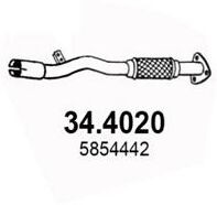 Asso Abgasrohr 344020 Mitte Für Vaughall