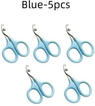 Uplift Picks Professional Cat Nail Clippers For Small Dog Puppy And Pet Grooming Care blue (5 Pcs)