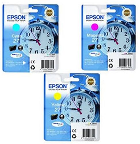 Epson 27 (T2705) pack 3 cartuchos (C/M/Y)