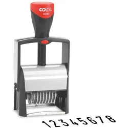 COLOP Ziffernstempel 2008 Microban