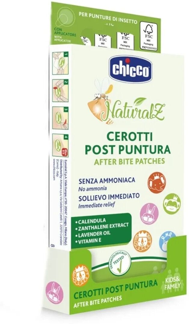 Chicco Cerotti Dopo Puntura Sollievo, 30 pezzi