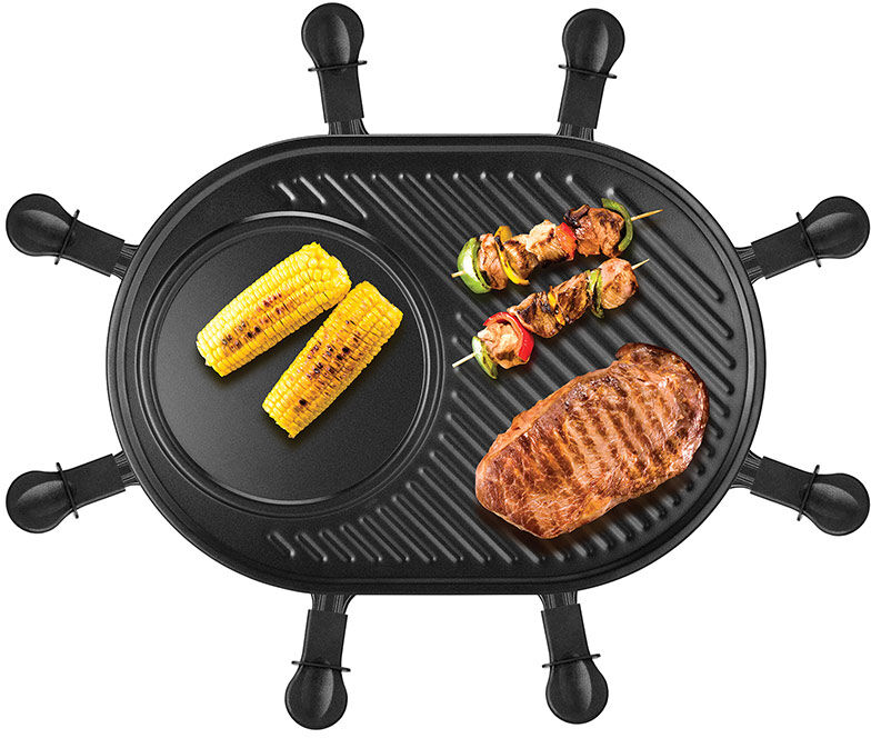Unold Raclette Gourmet 8 Pfännchen 1.200 Watt