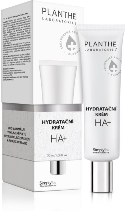 PLANTHÉ Moisturizing Face Cream HA+ crème hydratante 50 ml