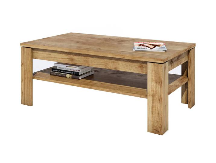 Couchtisch Wildeiche massiv geölt 110 x 65 cm - FREYJA
