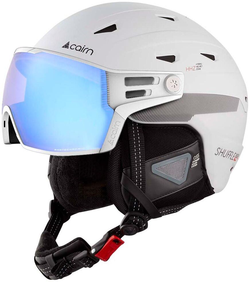 Cairn  - Xplorer Visor Evolight White - M - Casque de ski avec visière