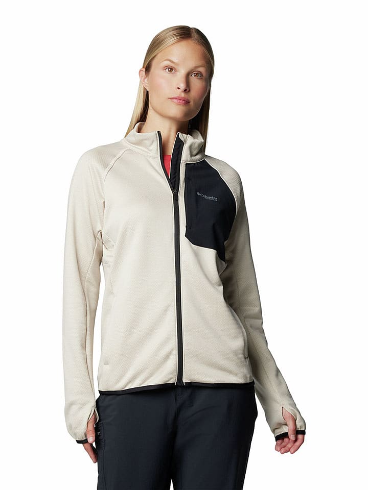 Columbia Fleecejacke "Canyon Grid" in Beige - L