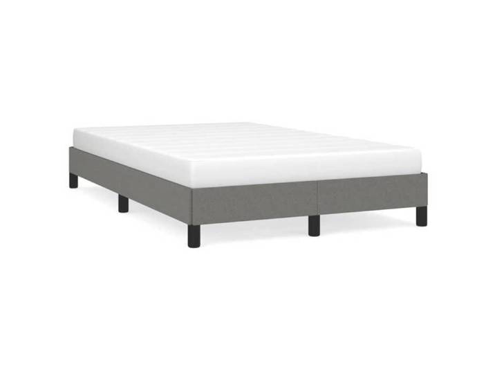Cadre de lit - VIDAXL - Promotion d'octobre - Gris foncé - 120x190 cm - Tissu durable