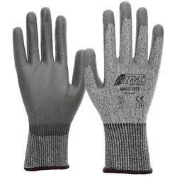 AS Arbeitsschutz Arbeitshandschuhe 10 Paar | Nitras Cut 5 Schnittschutzhandschuhe | Gr. 10