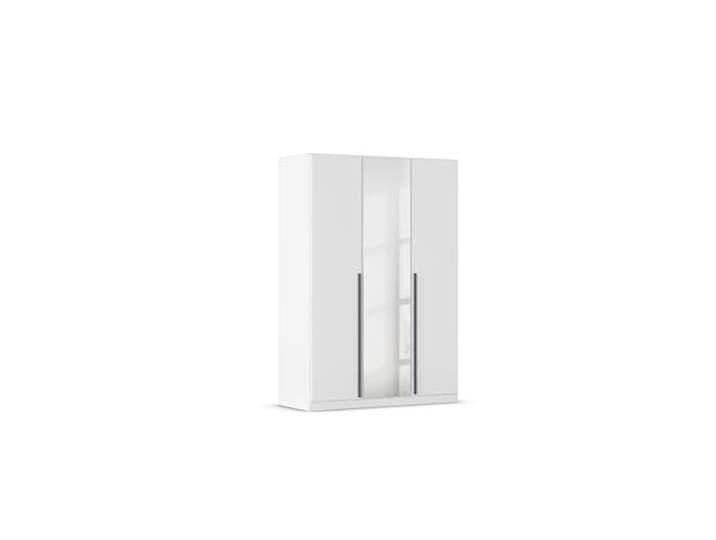 Rauch Möbel ALBA, Kleiderschrank, Farbe Weiß, Breite 136 cm Schrank, Zubehör Premium, für Schlafzimmer, Kinderzimmer, Babyzimmer, Homeoffice, Garderobe, Flur