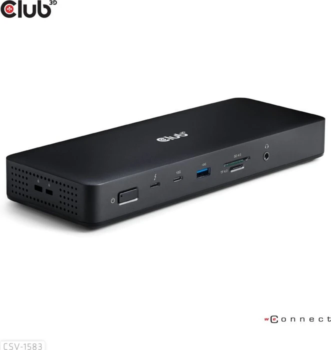 Club 3D 16-in-1 - docking station - USB-C / USB4 / Thunderbolt 3 / Thunderbolt 4 - 2 x Thunderbolt 4 3 x DP 2 x HDMI - 2.5GbE