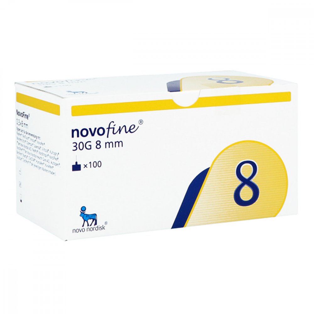 Novo Nordisk Pharma GmbH Novofine 8 Kanülen 0,30x8 mm 30 G thinwall 07669539