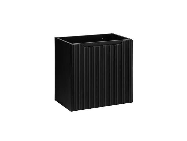Meuble sous-vasque 60cm 2 portes Riva Noir
