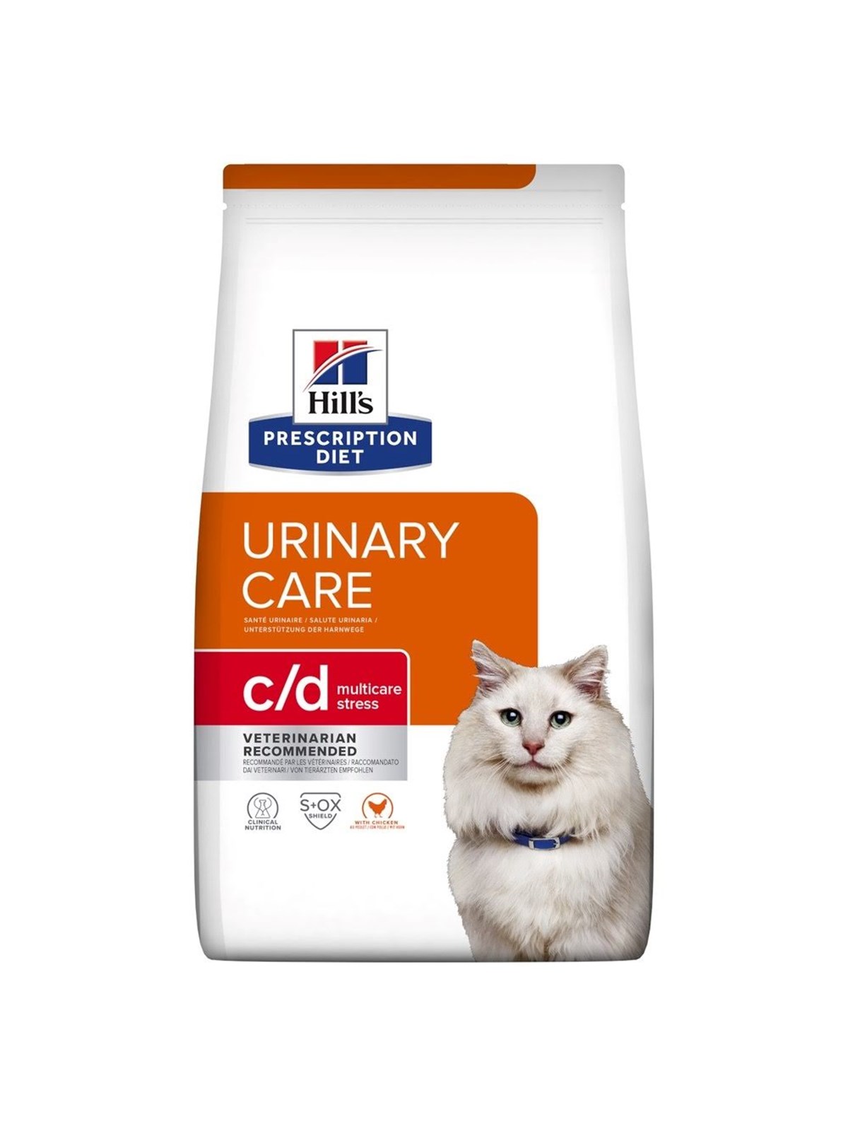 Hill's PRESCRIPTION DIET Feline c/d Multicare Stress Dry cat food Chicken 1,5 kg