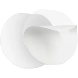 Doppelseitige Klebepunkte, beidseitig stark haftend, Reinacrylat, 1 mm dick, 25 mm, 12 Stück, Papier, hochtransparent